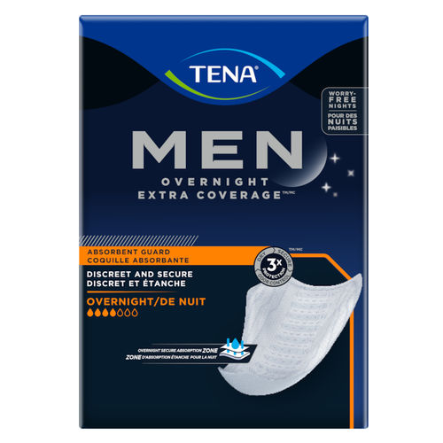 Assorbente igienico esterno per uomo - Men™ Overnight Extra Coverage Guard - TENA - scatola da 16 pezzi