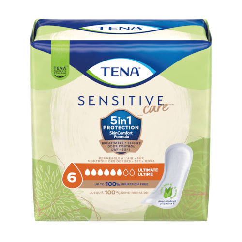 Assorbente igienico esterno per donna - Care™ Ultimate - TENA - traspirante / in polipropilene / scatola da 10 pezzi