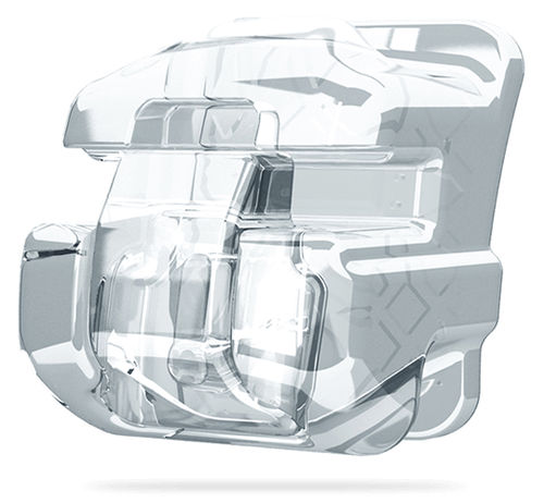 Bracket ortodontici estetico - Damon® Clear™ 2 - Ormco - di autolegatura / di grande larghezza / trasparente