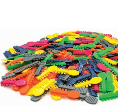 AZDENT Fasce Legatura Elastica Ortodontica Odontica Per Staffe 23 Colori - Foto 3