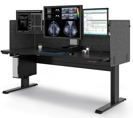 Workstation diagnostica - Phoenix II - Double Black Imaging - per radiologia / mobile