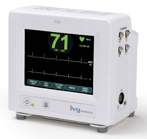 Monitor compatto per paziente - 7600 - Ivy Biomedical Systems Inc - ECG / per terapia intensiva / per analisi dell'onda pressoria