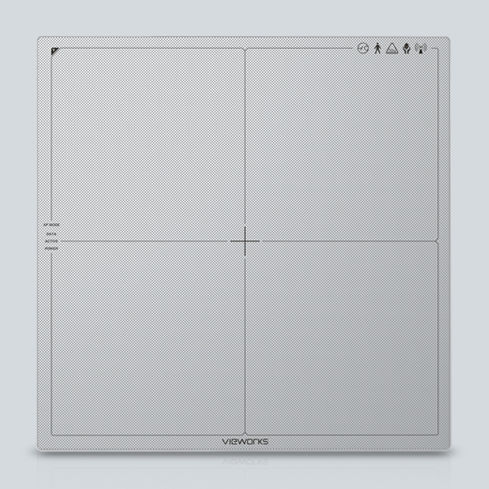 Rilevatore a pannello piatto per radiografia multidisciplinare - VIVIX-S 1717N - Vieworks - portatile / con connessione wireless / 17 x 17