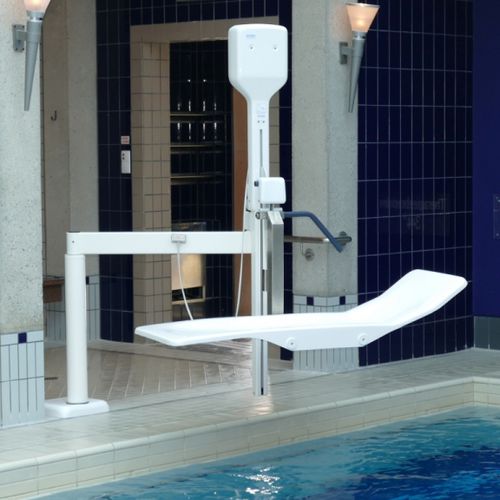 Sollevapersone elettrico - Pooli - Trautwein - a pavimento / per piscina / elevatrice