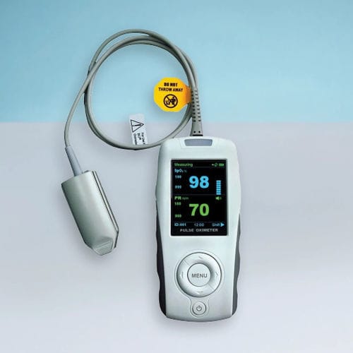 Pulsossimetro palmare - EP-MD300K2 - LUMED - medico / per cure domiciliari / USB