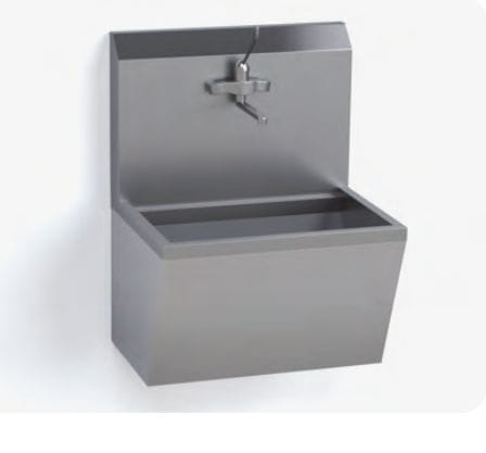 Lavandino chirurgico 1 postazione - SUR-SINK1 - Nuova BN - in acciaio inossidabile