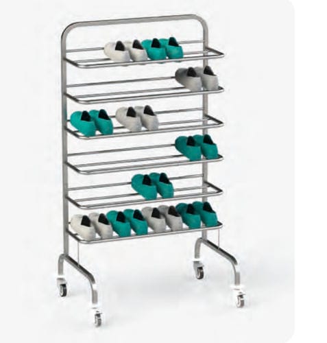 Rack per calzature - FR-PZ6 - Nuova BN - per sala operatoria / da laboratorio / di stoccaggio