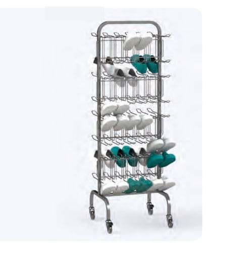 Rack per calzature - PZ - Nuova BN - per sala operatoria / da laboratorio / di stoccaggio