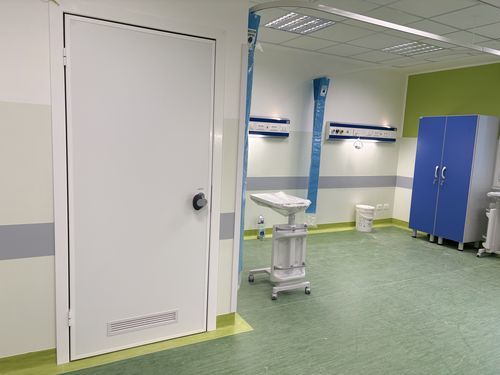 Porta di servizio - PBM1S45AL - HOSPITAL DIVISION - per camera di degenza / per laboratorio / per ambulatorio