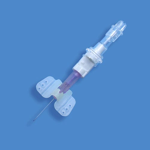 Ago per puntura - C0121 - Beijing PuYi Medical Technology Co., Ltd - di sucurezza / con alette / 18G