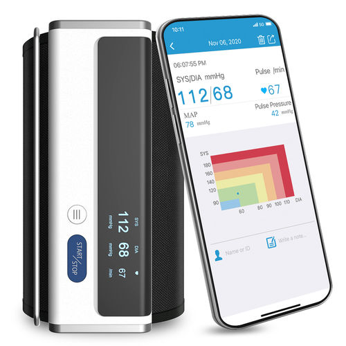 Sfigmomanometro elettronico automatico - BP2A - Shenzhen Viatom Technology Co., Ltd. - con connessione wireless / Bluetooth / iOS