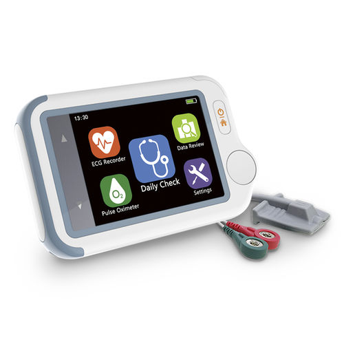 Monitor di segni vitali portatile - Checkme Lite - Shenzhen Viatom Technology Co., Ltd. - ECG / di frequenza cardiaca / SpO2