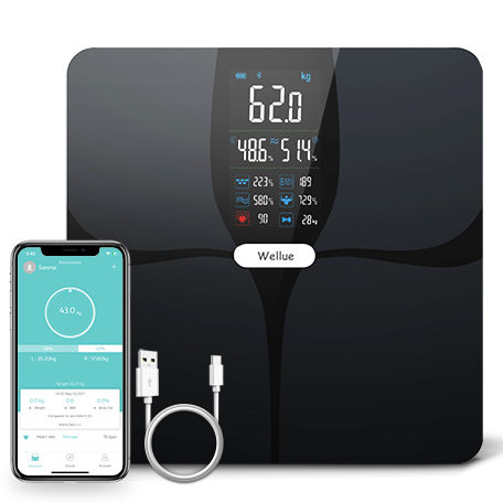Analizzatore di composizione corporea per bioimpedenziometria - F6 - Shenzhen Viatom Technology Co., Ltd. - per misurazione della massa grassa / multifunzione / con touch screen