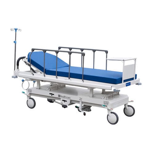 Barella con carrello per traumatologia - Trueeco  - BiHealthcare - da trasporto / di trasferimento / idraulica