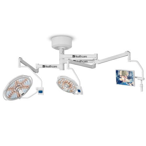Lampada scialitica a soffitto - BIOL800/600/C/M - BiHealthcare - LED / 3 bracci