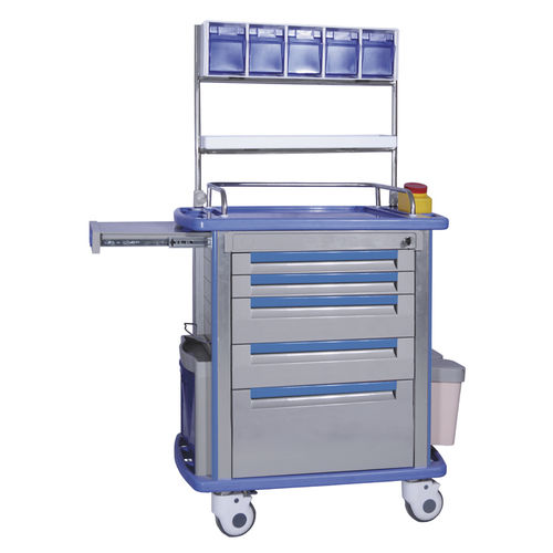 Carrello per farmaci - BIE005A/BIE005B - BiHealthcare - di stoccaggio / per trattamenti / in alluminio