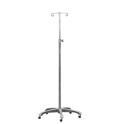 Asta portaflebo con rotelle - BIHR008B - BiHealthcare - 2 ganci