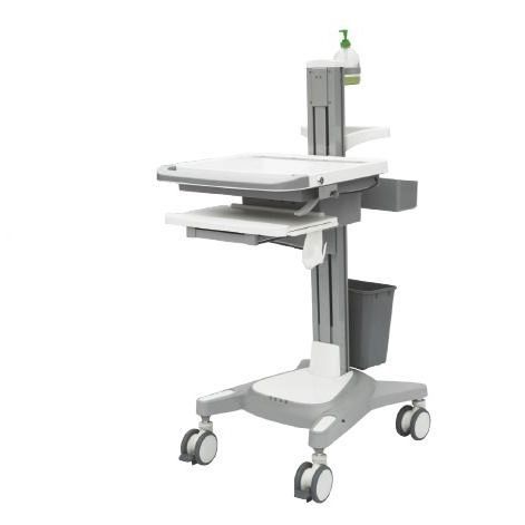 Carrello medico - BIEW001A  - BiHealthcare - con vaschetta / con ripiano / par paziente umano