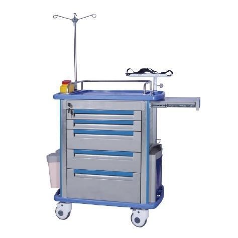 Carrello medico - Vancare - BiHealthcare - in alluminio / con cestello per rifiuti / con asta portaflebo
