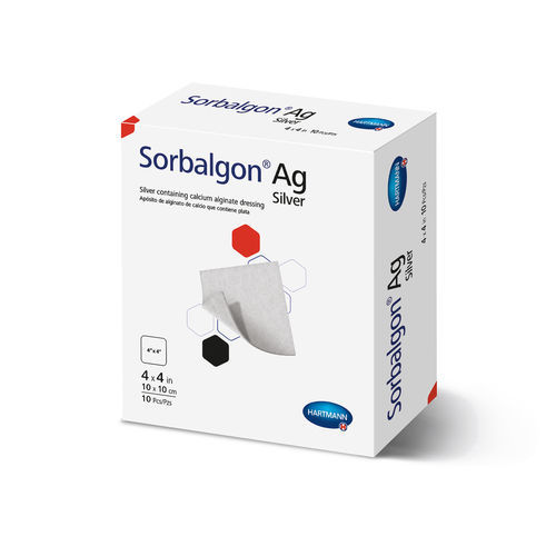 Cerotto in alginato - Sorbalgon® Ag - Hartmann - sterile / assorbente / antimicrobico