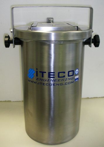 Contenitore di rifiuti radioattivi - SCW - ITECO Engineering Italy - di trasporto / in acciaio inossidabile / blindato