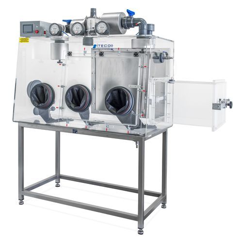 Scatola a guanti di trasferimento - SGS20 3PA - ITECO Engineering Italy - per confezionamento farmaceutico / da terra / di interfaccia