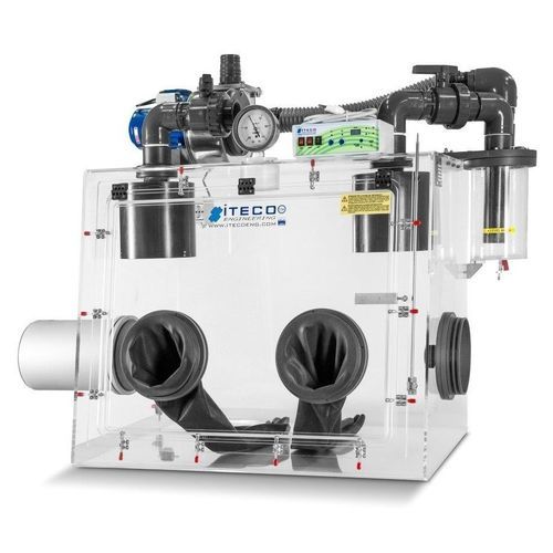 Scatola a guanti classe III - SGS20 HBR - ITECO Engineering Italy - di contenimento / da laboratorio / di biocontenimento