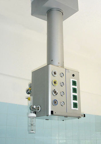 Braccio di distribuzione a soffitto - PELLA - G. SAMARAS SA - Medical Gas Solutions - per terapia intensiva