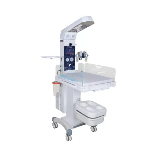 Tavolo di rianimazione neonatale con bilancia - M 308 TFT - Elektro-mag - con monitor / con touch screen / su rotelle