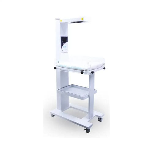 Tavolo di rianimazione neonatale con bilancia - M 308 ECO - Elektro-mag - con monitor / con touch screen / su rotelle