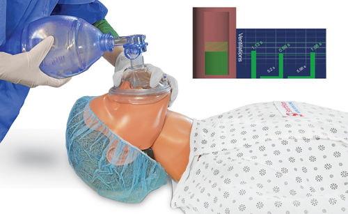 Simulatore didattico - SmartMan - per ventilazione artificiale / per assistenza generale / di torso