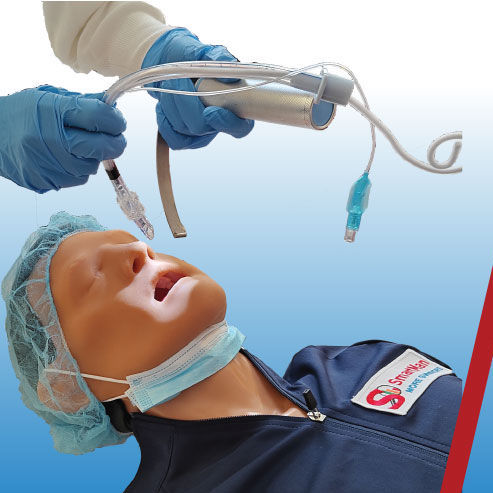 Simulatore di paziente per gestione delle vie aeree - AM2 - SmartMan - per interventi di emergenza / per assistenza generale / parte superiore del corpo