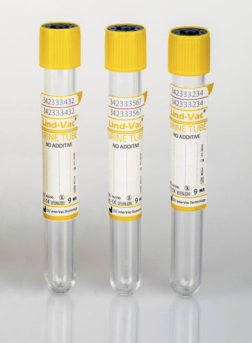 Provetta da laboratorio - LIND-VAC®  - OÜ InterVacTechnology - conica / di urina / in plastica