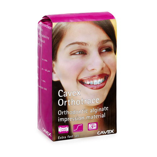 Materiale odontoiatrico in alginato - Orthotrace - Cavex Holland BV - per portaimpronte / ortodontico