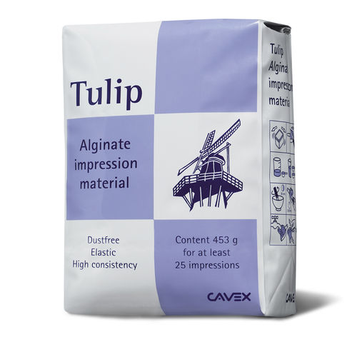 Materiale odontoiatrico in alginato -  Tulip Alginate - Cavex Holland BV - per portaimpronte