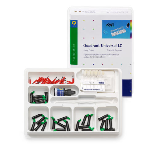 Materiale odontoiatrico in composito ibrido - Quadrant Universal LC - Cavex Holland BV - per ricostruzione dentale / radiopaco