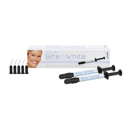 Materiale odontoiatrico in resina - Bite&White Barrier/Spacer - Cavex Holland BV - per portaimpronte / fotopolimerizzable