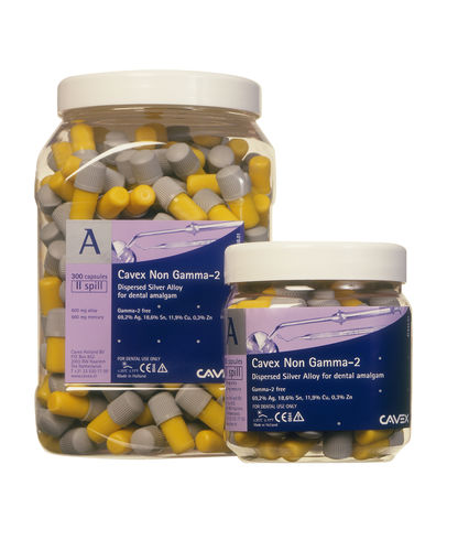 Materiale odontoiatrico amalgame - Non Gamma-2 - Cavex Holland BV - per ricostruzione dentale / per denti posteriori