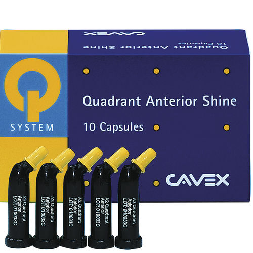 Materiale odontoiatrico in composito ibrido - Quadrant Anterior Shine - Cavex Holland BV - per ricostruzione dentale / fotopolimerizzable