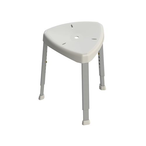Sgabello da doccia senza schienale - SST-S - HealthCraft Products - ad altezza regolabile / in plastica