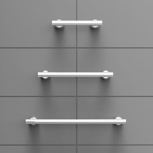 Barra di appoggio per stanza da bagno - Invisia Linear - HealthCraft Products - a muro / in acciaio inossidabile / orizzontale