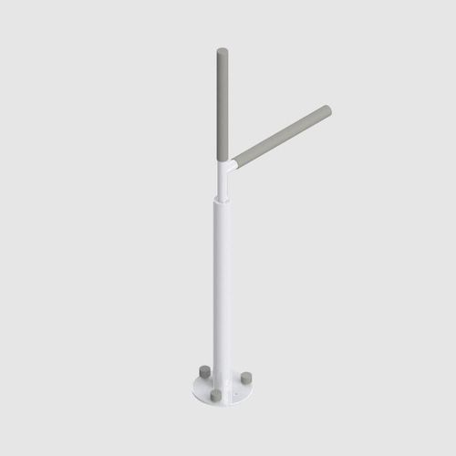 Barra di appoggio per stanza da bagno - Advantage Rail™ - HealthCraft Products - per struttura sanitaria / ad altezza regolabile / a pavimento