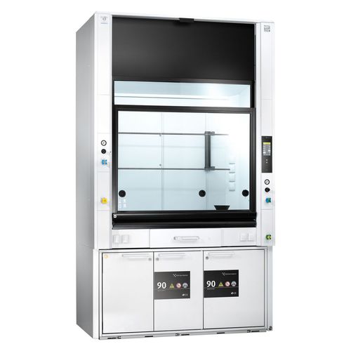 Cappa per aspirazione chimica - EXPLORIS®  - Köttermann - da laboratorio / da banco