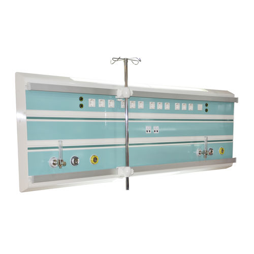 Trave testaletto orizzontale - EUROCARE-D  - Schönn Medizintechnik - a muro / per reparto di terapia intensiva / con illuminazione
