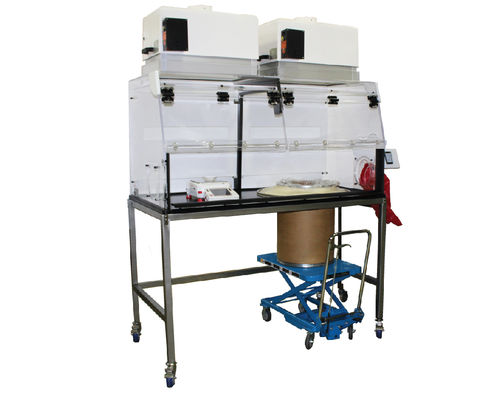 Workstation da laboratorio per l'industria farmaceutica - Bag Out series - Flow Sciences - per manipolazione di polveri / da terra