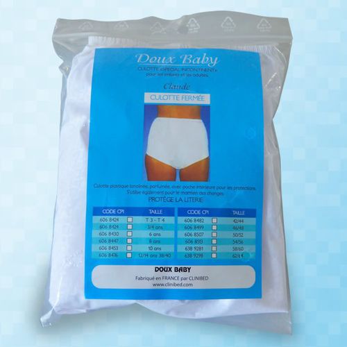 Biancheria intima ospedaliera unisex - Doux Baby - CLINIBED - XXL / L / S