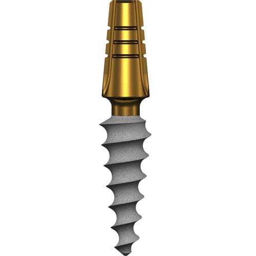 Impianto dentale conico - Compressive - TRATE AG - in titanio / esterno / monopezzo