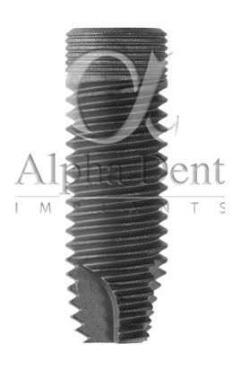 Impianto dentale cilindrico - Classic - Alpha Dent Implants - in titanio / interno / in una fase