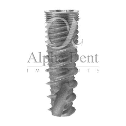 Impianto dentale conico - Active Conus - Alpha Dent Implants - in titanio / interno
