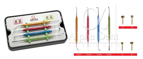 Strumentario chirurgico per rialzo del sino - OHS series - Alpha Dent Implants